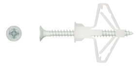 Išsiplečiantis kaištis GKP KOELNER, 8/3,5 x 45 mm, su medsraigčiu, 6 vnt.