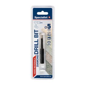 Deimantinis grąžtas SPECIALIST+, 5 mm