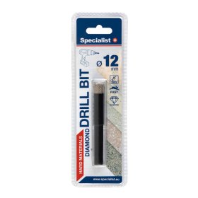 Deimantinis grąžtas SPECIALIST+, 12 mm