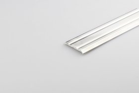 Aliumininė grindų juostelė ARCANSAS 046M1/93, 1800 x 25 mm, anoduota, sidabro spalvos, chromas