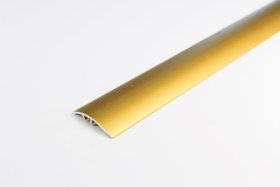 Aliumininė grindų juostelė ARCANSAS 024D3/91, 900 x 40 mm, anoduotas, aukso spalvos, satinas, paslėpti tvirtinimo kaiščiai