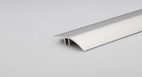 Aliumininė grindų juostelė ARCANSAS 025Ha1/90, 900 x 40 mm, reguliuojamas aukštis 6-10 mm, anoduota, sidabro spalvos, satinas