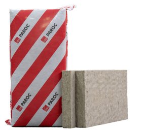 Akmens vata PAROC Ultra, matmenys 75 x 610 x 1220 mm, 1 pak. - 7,44 m2, universalios vatos plokštės, 8577659 / 8577660