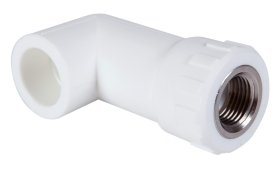 Lituojama alkūnė WAVIN, d25x1/2'' 90°, vidinis sriegis, ilga, PPR, 231000007