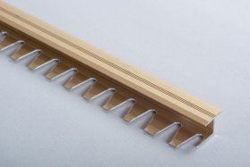 Aliumininis grindų profilis HESORA H 21 D1, 1,6 x 1 x 250 cm, universalus, lankstus, mat.aukso spalvos, kilmės šalis ES