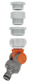 Alkūninė jungtis su sriegiu GARDENA, skersmuo 1"-1/2"