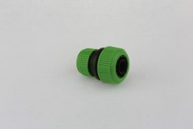 Jungtis laistymo žarnoms HERVIN GARDEN MY-415, žarnos jungtuvas 1/2" - 3/4", tinka dviem 13mm (1/2") ir 19mm (3/4") skersmens žarnos atkarpoms sujungti
