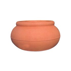 Plastikinis vazonas MARGOT, 50 x 27 cm., kreminės sp.