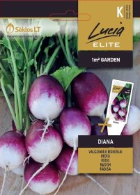 Daržovių sėklos, LUCIA ELITE ELN ridikėliai valgomieji DIANA, 5 g., K