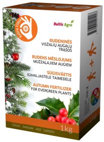 Rudeninės visžalių augalų trąšos 1 kg.