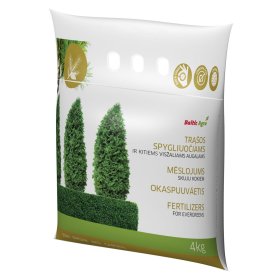 Trąšos spygliuočiams ir kitiems visžaliems augalams 4 kg.