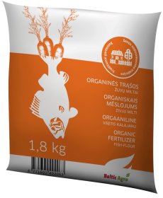Organinės trąšos žuvų miltai, 1,8 kg