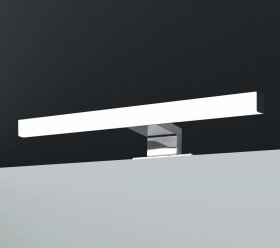 Sieninis veidrodžių ir paveikslų LED šviestuvas G.LUX, Gr-Led-400-7W-Mirror-Cuba, 7W, 800Lm, 4000K, IP44, 40cm, chromo sp.