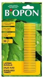 Trąšų lazdelės žaliems augalams BIOPON 30 vnt.