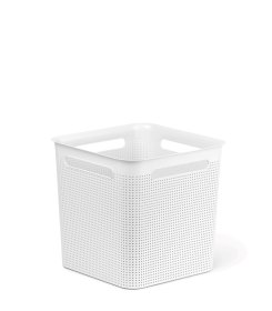 Daiktadėžė ROTHO Brisen, 18 l, baltos sp.