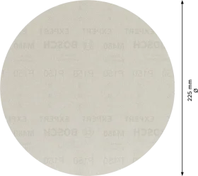 Šlifavimo tinklelis BOSCH, M 480, 225 mm, G150, 25 vnt.