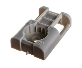 Tvirtinimo dirželio, kabelio laikiklis XIDO, sustiprintas, 29x20 mm, pilkos sp., 50 vnt., tvirtinimui vinių kalimo įrankiu, TDK29X20-G