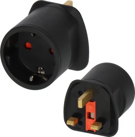 Adapteris BRENNENSTUHL Euro-Uk, 13A 250V, su saugikliu, 1508533