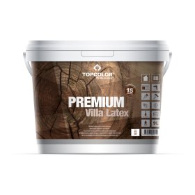 Medienos fasado dažai TOPCOLOR Premium ViLLa Latex, 9 L, Balta  spaLva