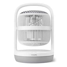Stalinis ventiliatorius PHILIPS CX2050/00, 13 W, skersmuo 22 cm, 3 greičiai, laikmatis, baltas
