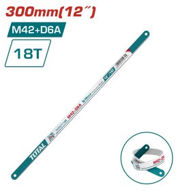 Pjūklo metalui geležtė TOTAL, M42+D6A, 300 mm, 18T, THT571186