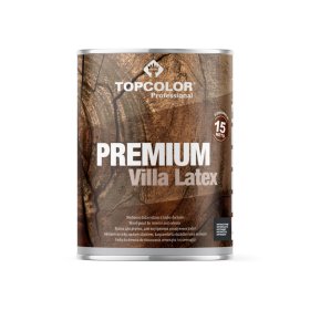Medienos fasado dažai TOPCOLOR Premium Villa Latex, 1 l, antracito sp.