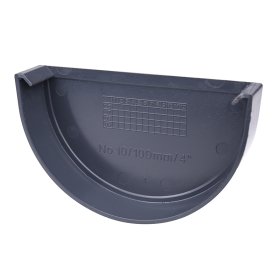 Latako galinis dangtelis PLASTMO, matmenys 100 mm plotis, grafito spalva, Nr.10, 5144200