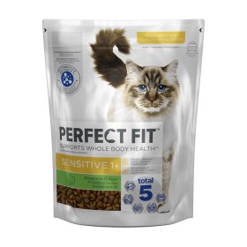 Sausas kačių ėdalas PERFECT FIT, su kalakutiena, suaugusioms katėms, 750 g