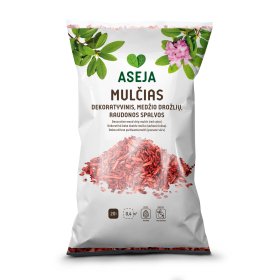 Dekoratyvinis medžio drožlių mulčias, ASEJA, raudonos sp., 20 l