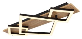 Pakabinamas LED šviestuvas GLOBO Beatrix I, 24W, 3000K, 230V, 1020lm, MDF medžio išvaizda, 540 x 312 x 75 mm