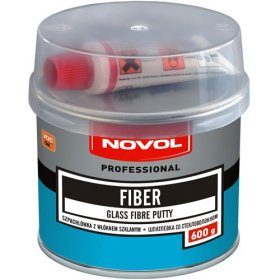 Glaistas NOVOL, su stiklo audiniu, žalia spalva, 0,6 kg