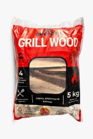 Malkos ONLYDRY Grill Wood, smulkaus skaldimo, kepsninėms, 5kg