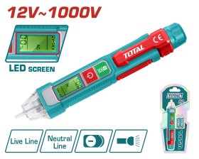Bekontaktis įtampos indikatorius TOTAL THT210003, 12V~1000V, 50/60Hz, A441270171