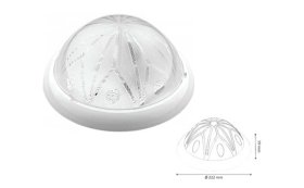 Sieninis šviestuvas BORSAN Br204, 1 x 23 W, BR-00203-020