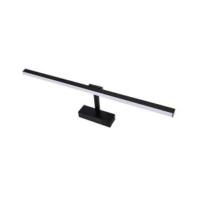 Sieninis veidrodžių ir paveikslų šviestuvas HOROZ Kartal, LED, 8W, 230V, 4200K, 570 lm, IP45, 400 x 40 x 160 mm, juodos sp.