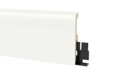 Polimerinė grindjuostė ARBITON VIGO 60, Nr. 1, 60 x 15 x 2200 mm, spl. balta
