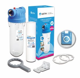 Vandens filtro korpusas USTM WFW1 Emi Kpl Maxi6, 10"x 1", su priedais, kompl.