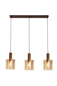 Pakabinamas šviestuvas SEARCHLIGHT Sweden, E27, 3 x 60W, 230V, 1010 x 200 x 360 mm, maksimalus aukštis 1200 mm, 88912-3MO
