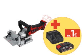 Akumuliatorinis kaiščių frezeris EINHELL (biscuit jointer) TE-BJ 18 Li Solo, be akumuliatoriaus ir kroviklio