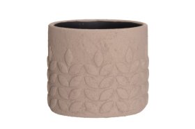 Kambarinis keraminis vazonas 4Living Vilja, rudos sp., 17,5 x 17,5 x 15,5 cm.