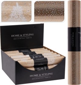 Stalo takelis, 250 x 28 cm, rudos sp., 2 skirtingi dizainai