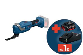 Akumuliatorinis daugiafunkcis įrankis BOSCH Professional GOP 18V-30 SOLO, 18 V, be akumuliatoriaus ir kroviklio, 06018G3000