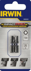 Smūginiai sukimo antgaliai IRWIN Impact Pro, 25 mm, 2 x T30