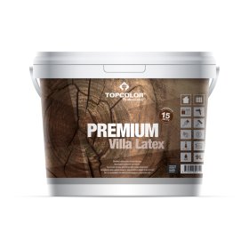Medienos fasado dažai TOPCOLOR Premium ViLLa Latex, 9 L, Antracitinė  spaLva