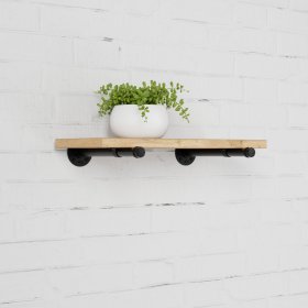 Lentynų laikiklių rinkinys RUSTICLINE, ilgis 32 cm, juodos sp., 2 vnt.