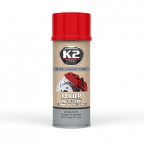 Stabdžių apkabos dažai K2 Caliper, raudoni, 400 ml
