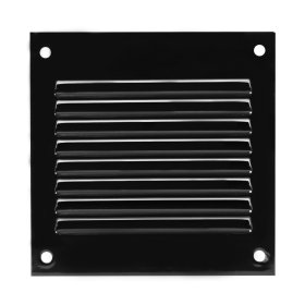 Grotelės EUROPLAST, metalinės, 100 x 100 mm, juoda, MR1010M