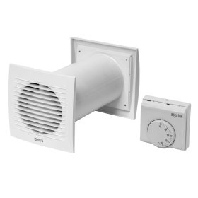 Vėdinimo įrenginys EUROPLAST, d125 mm su termostatu, SPKT125