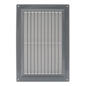 Ventiliacinės grotelės EUROPLAST VR2517P, 250 x 170, plastikinės, pilkos spalvos