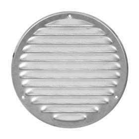 Ventiliacinės grotelės EUROPLAST MR160Zn, d160 mm, metalinės, cinkas